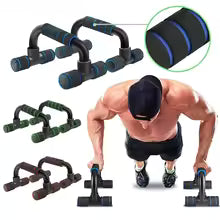 Non-Slip Push Up H-Shaped  Gym Handles Pushup Bars Exercise Arm Chest Muscle Training
