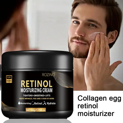 Men's Skin Cream with Retinol for Spots and Blemishes.