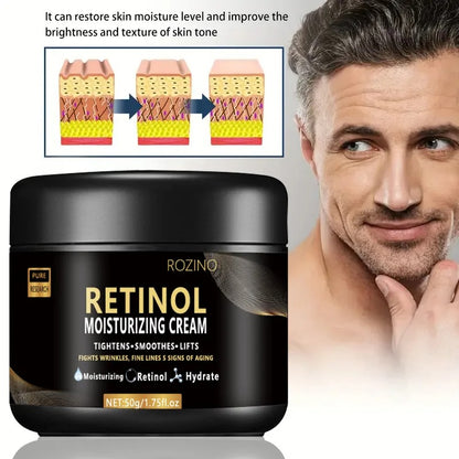 Men's Skin Cream with Retinol for Spots and Blemishes.
