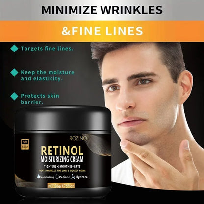 Men's Skin Cream with Retinol for Spots and Blemishes.