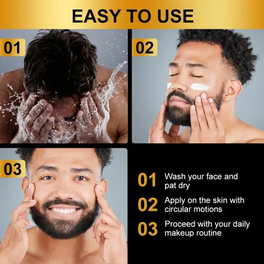 Men's Skin Cream with Retinol for Spots and Blemishes.