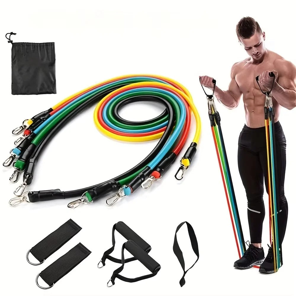 11-Piece TPE Resistance Bands